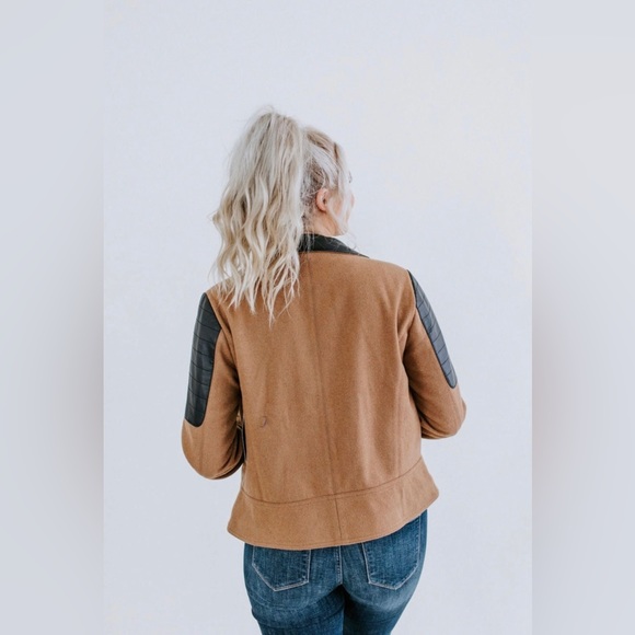 Chelsea DeBoer by Lily & Lottie Claremont Biker Jacket Size Small - Picture 2 of 4